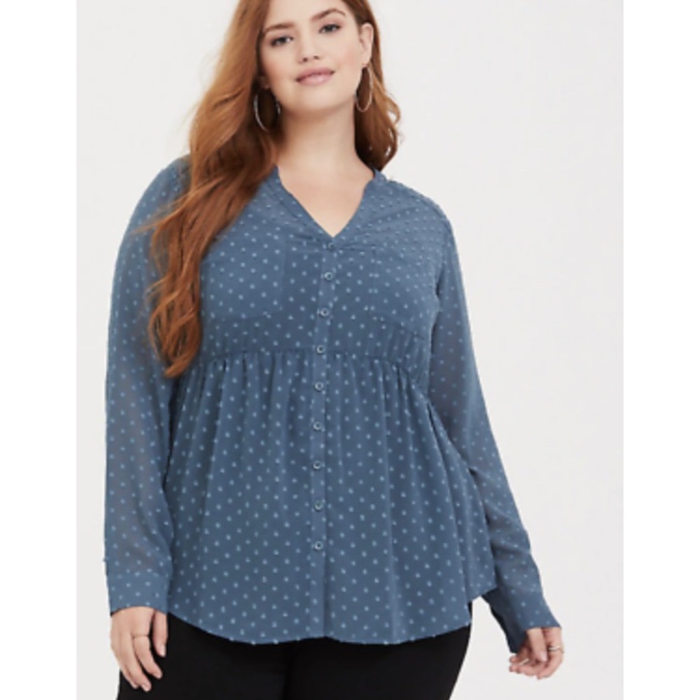 Torrid Chiffon Top